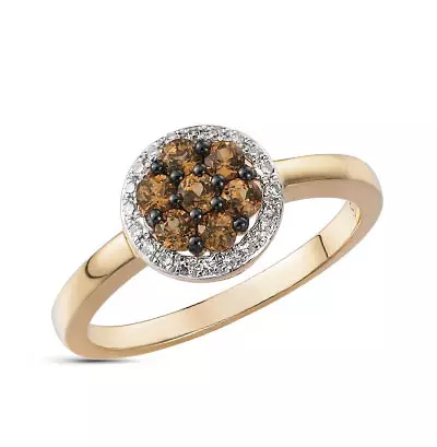 Ring mit Granate (72 Fotos): Gold und Silber, mit grüner Granate und Fianitis, mit großem und kleinem Stein 3118_12