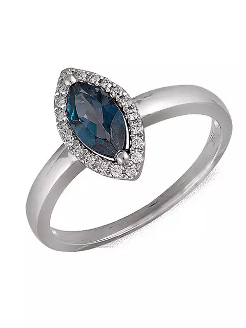 Ring Gold White dengan Diamond (91 Foto): Model dengan Batu Hitam dan Sapphire, dengan Placer Brilliant 3121_73