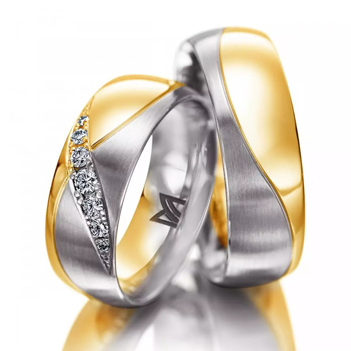 Eksklusive Wedding Rings (53 Billeder): Original Handmade Wedding Rings Design Idéer 3125_2