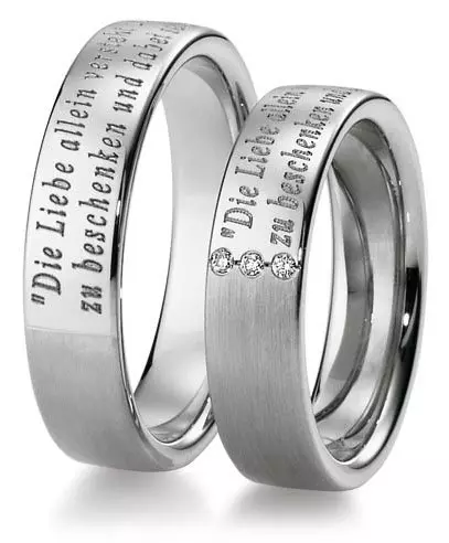 Cincin Pernikahan Eksklusif (53 Foto): Ide Desain Cincin Pernikahan Buatan Tangan Asli 3125_23