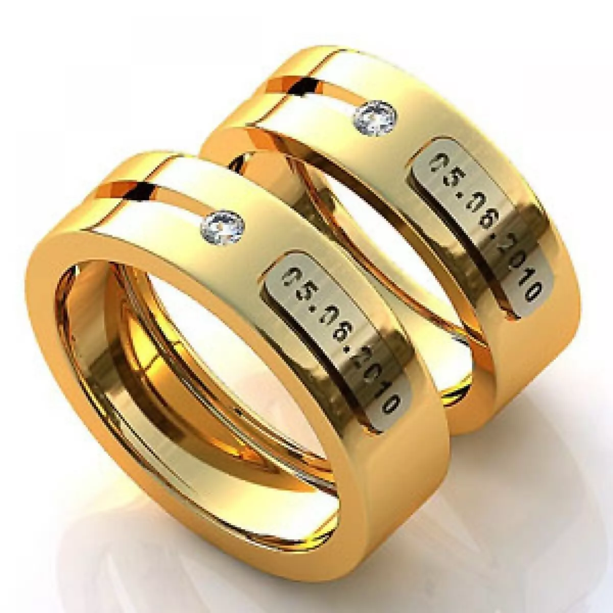Cincin Pernikahan Eksklusif (53 Foto): Ide Desain Cincin Pernikahan Buatan Tangan Asli 3125_24