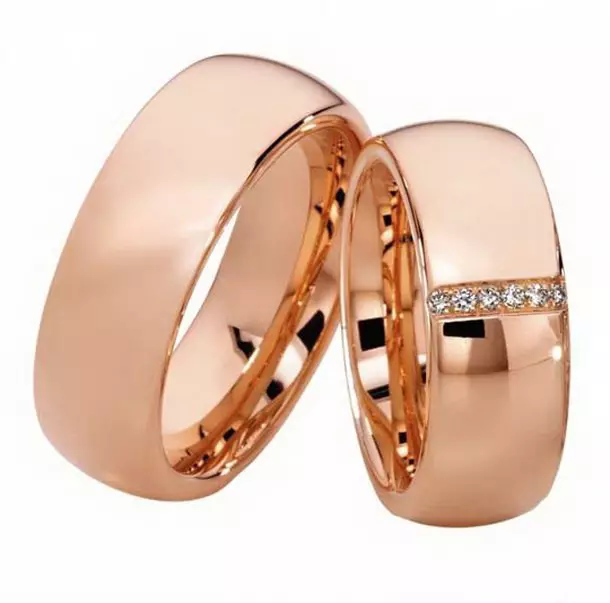 Eksklusive Wedding Rings (53 Billeder): Original Handmade Wedding Rings Design Idéer 3125_40