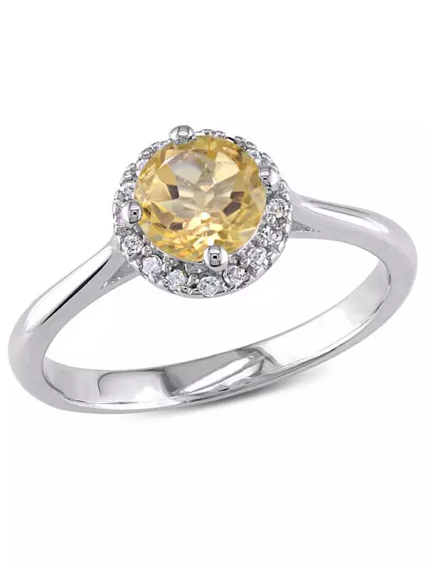 Anillo de tsitrine (49 fotos): modelos de mujeres con piedra sin tratar y amarillo 3133_24