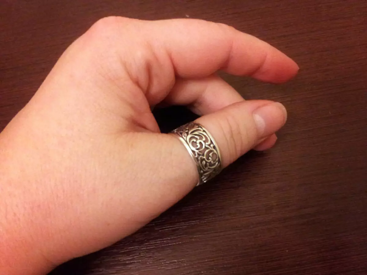 Кольцо на большой палец женское
