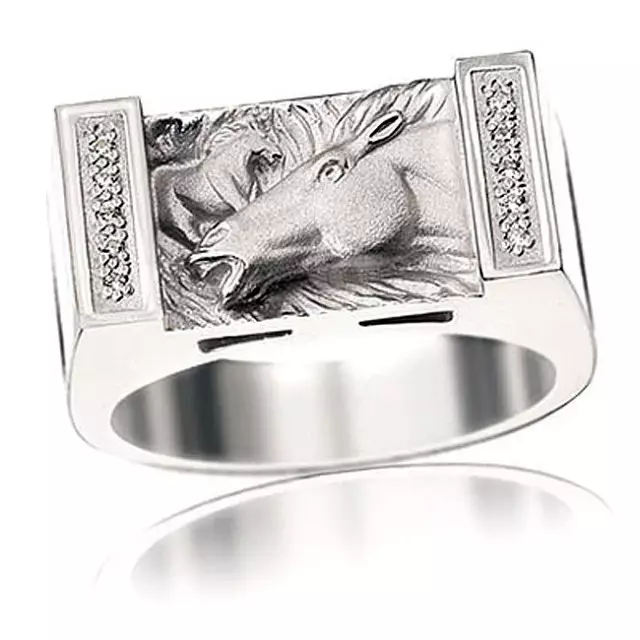 Stříbrný kroužek (121 fotek): Silver Stříbrné modely bez vložek, prsteny s ametystem a karnelianem 3137_108
