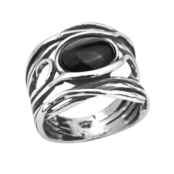Stříbrný kroužek (121 fotek): Silver Stříbrné modely bez vložek, prsteny s ametystem a karnelianem 3137_76