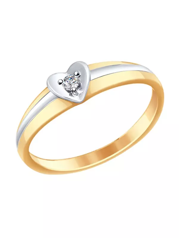 Ringing Ring with a Diamond (88 wêneyên): Modelên bi dirûvê reş ji bo tevlêbûna ji Platinum û zêr, ji Tiffany 3144_6