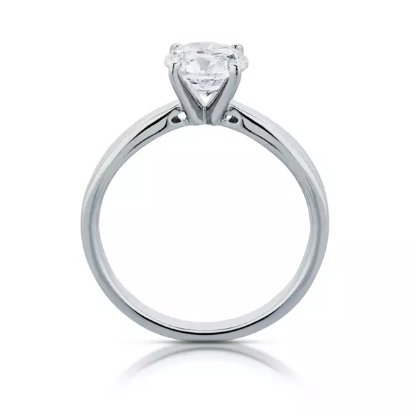 Ringing Ring with a Diamond (88 wêneyên): Modelên bi dirûvê reş ji bo tevlêbûna ji Platinum û zêr, ji Tiffany 3144_72