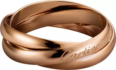 Anello di Trinità (54 foto): anello triplo Cartier, le sue caratteristiche e la sua storia 3145_35