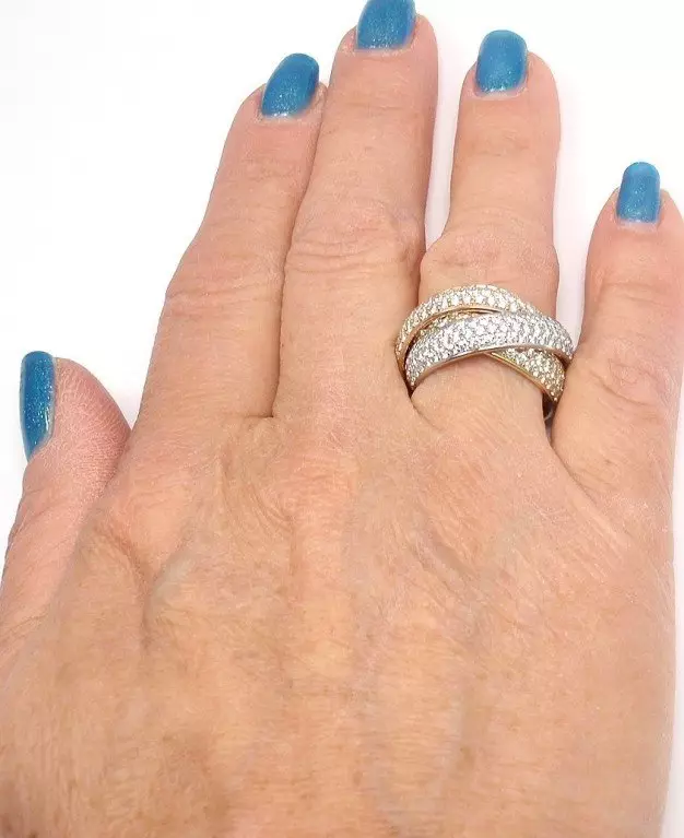 TRINITY пръстен (54 снимки): Triple Cartier Ring, Неговите характеристики и история 3145_47
