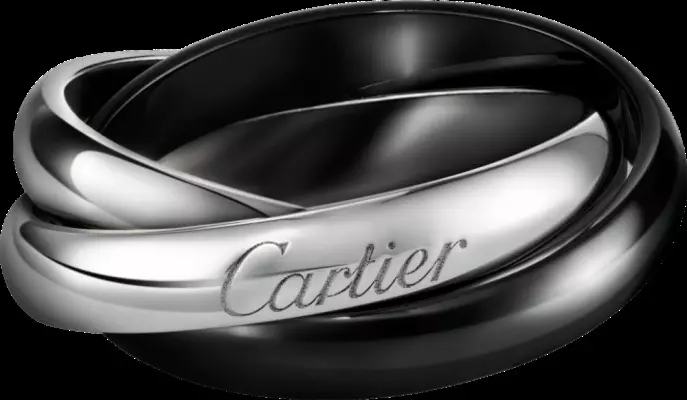 Trinity Ring (54 foto's): Triple Cartier Ring, zijn functies en geschiedenis 3145_9