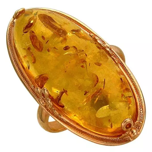 Пръстен с кехлибар (60 снимки): в сребро и злато, красив твърд пръстен от зелен кехлибар и многоцветни, с карнеол 3146_37