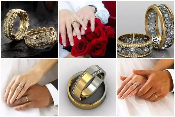 संयुक्त विवाह रिंग (46 फोटो): जोडलेले आणि एकत्रित सोन्याचे मिश्रण केलेले इतर मॉडेल 3150_2