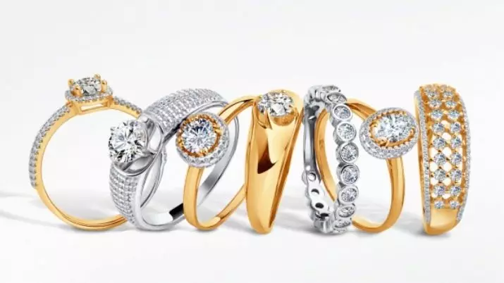 Sokolov Silver Gyűrűk (37 Fotók): Modellek vevőkkel, zománc és ezüst citrin 3156_6