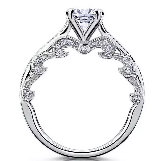 İçerik Yüzükler (121 Fotoğraf): Tiffany'den devrilme süslemeleri, nişan yüzüğü olacak 3159_55