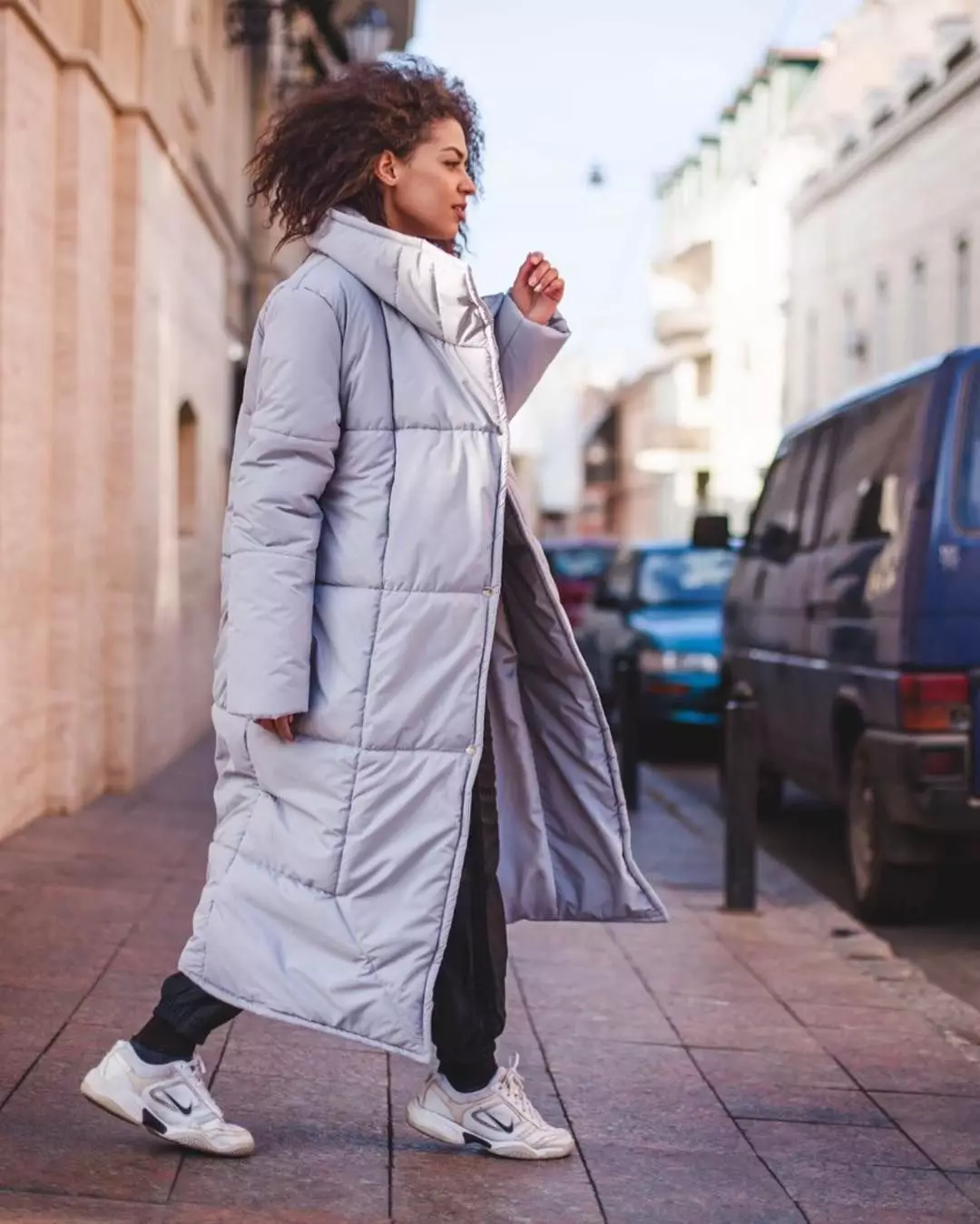 아래의 담요 (112 사진) : 여성의 겨울 코트와 자켓 담요가 두건이 있고없이. 무엇을 입어야할지? 세련된 브랜드 모델 315_20