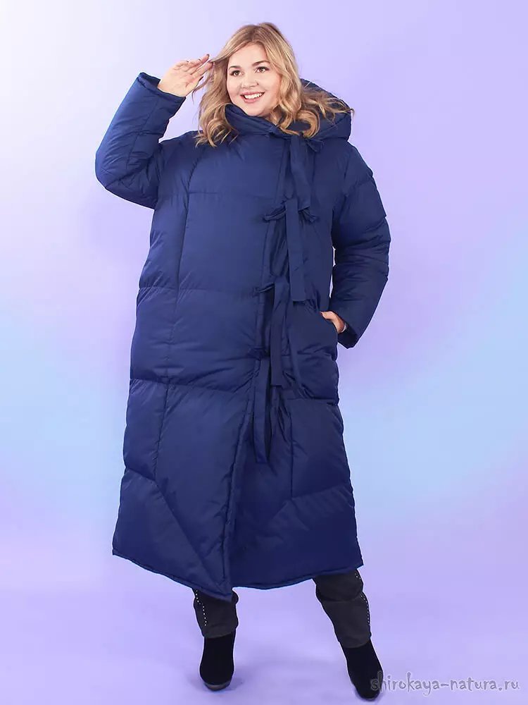 아래의 담요 (112 사진) : 여성의 겨울 코트와 자켓 담요가 두건이 있고없이. 무엇을 입어야할지? 세련된 브랜드 모델 315_26