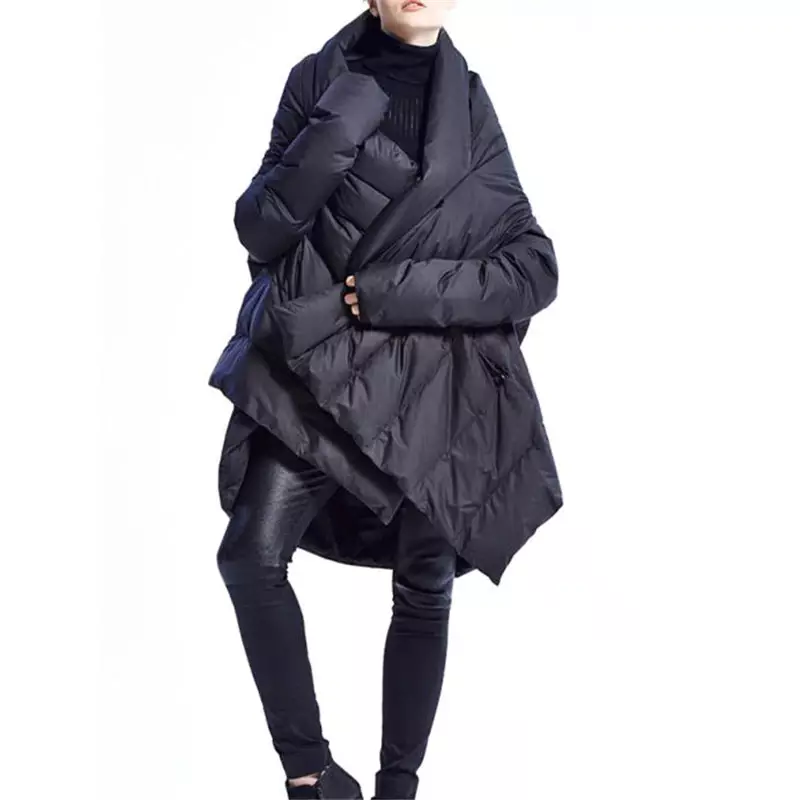 Down couvertures (112 photos): manteaux d'hiver féminin et vestes-couvertures avec une cagoule et sans. Quoi porter? Modèles de marques styles 315_49