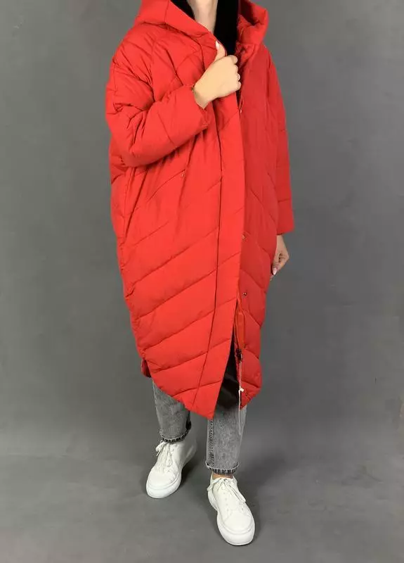 아래의 담요 (112 사진) : 여성의 겨울 코트와 자켓 담요가 두건이 있고없이. 무엇을 입어야할지? 세련된 브랜드 모델 315_51