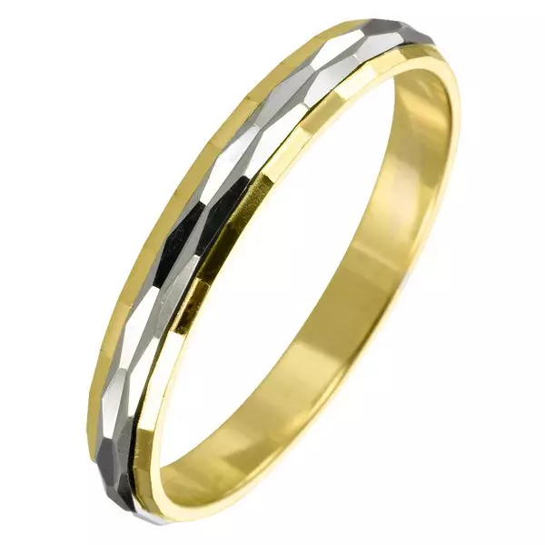 แหวนทองคำขาว (101 รูป): แหวนกว้างและต่างหูพร้อมไพลินมรกตและบุษราคัม 3160_32