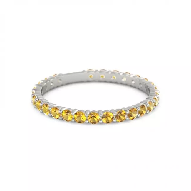 แหวนทองคำขาว (101 รูป): แหวนกว้างและต่างหูพร้อมไพลินมรกตและบุษราคัม 3160_77