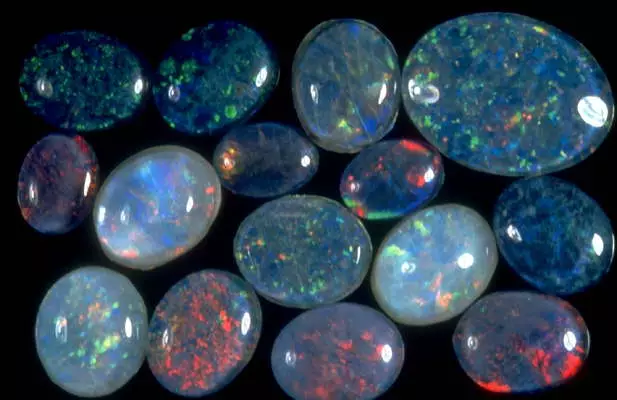 I-ring ene-opal (iifoto ezingama-68): Imodeli yesilivere ene-Otal yase-Australia Opal, iringi yeSilivere enelitye emnyama 3163_66