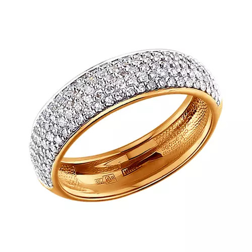 पत्थर के साथ सोने की अंगूठी (98 फोटो): स्टाइलिश महिला मॉडल बड़े काले या चंद्रमा के साथ मॉडल 3166_19