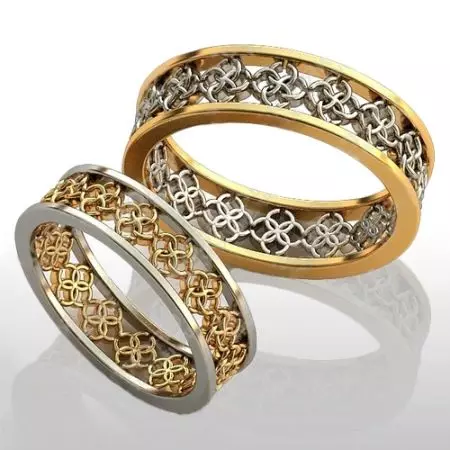Slavic Wedding Rings (35 mga larawan): Mga modelo ng kasal na may mga simbolo ng Slavic at may kasal, mga panuntunan ng kanilang suot 3170_11