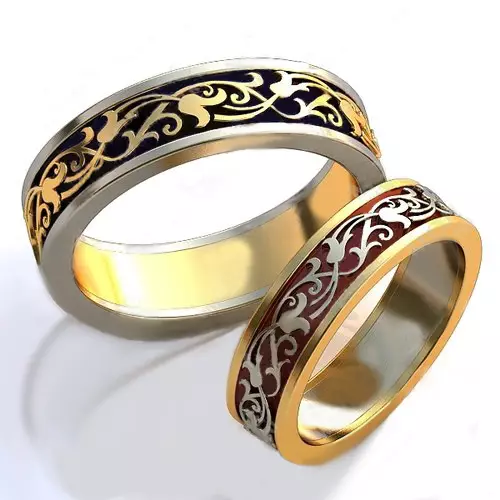 Slavic Wedding Rings (35 mga larawan): Mga modelo ng kasal na may mga simbolo ng Slavic at may kasal, mga panuntunan ng kanilang suot 3170_32