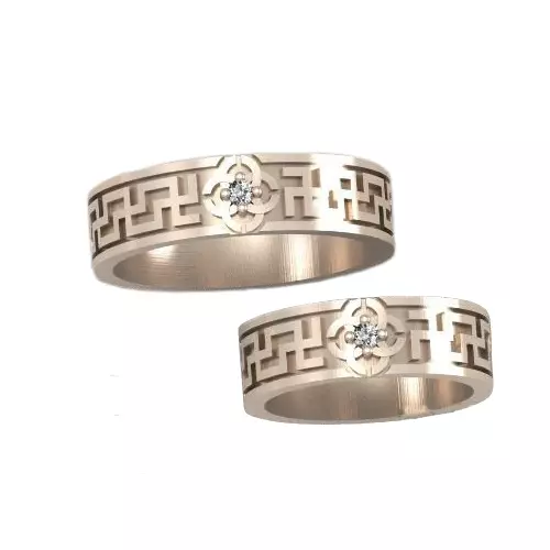 Slavic Wedding Rings (35 mga larawan): Mga modelo ng kasal na may mga simbolo ng Slavic at may kasal, mga panuntunan ng kanilang suot 3170_6
