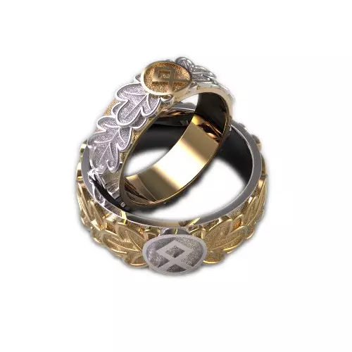 Slavic Wedding Rings (35 mga larawan): Mga modelo ng kasal na may mga simbolo ng Slavic at may kasal, mga panuntunan ng kanilang suot 3170_7