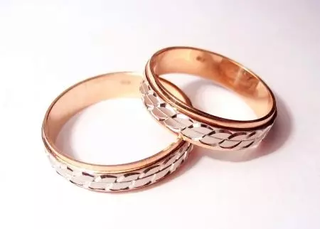 Golden Wedding Rings (110 şəkil): nə qədər məhsulları sarı qızıl qızıl yaş edilir 3171_27