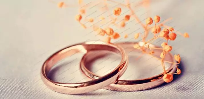 Златни венчани прстенови (110 фотографија): Колико производа је направљено од жутог златног злата 3171_28