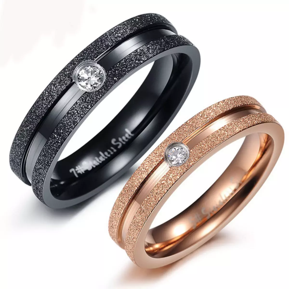 Gouden Wedding Rings (110 foto's): Hoefolle produkten binne makke fan giele gouden leeftyd 3171_50