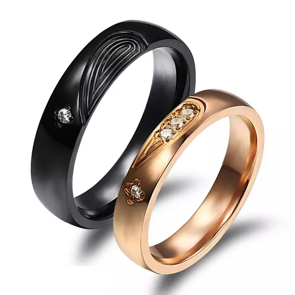 Goldene Ehering Ringe (110 Fotos): Wie viele Produkte bestehen aus goldenem Alter von Gelbgold? 3171_54