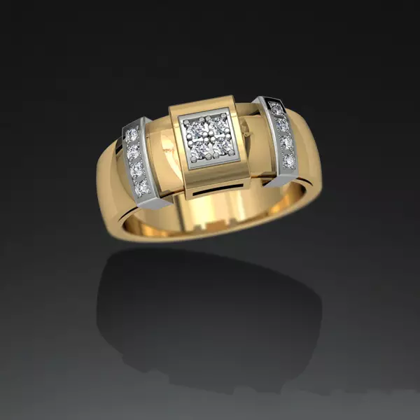 Златни венчани прстенови (110 фотографија): Колико производа је направљено од жутог златног злата 3171_67