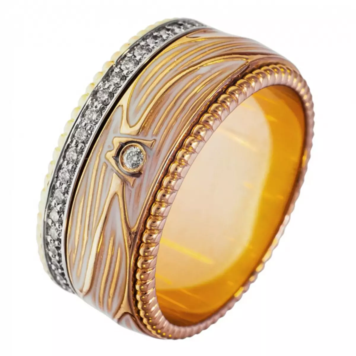 Golden Wedding Rings (110 bilder): Hvor mange produkter er laget av gul gull gullalder 3171_69
