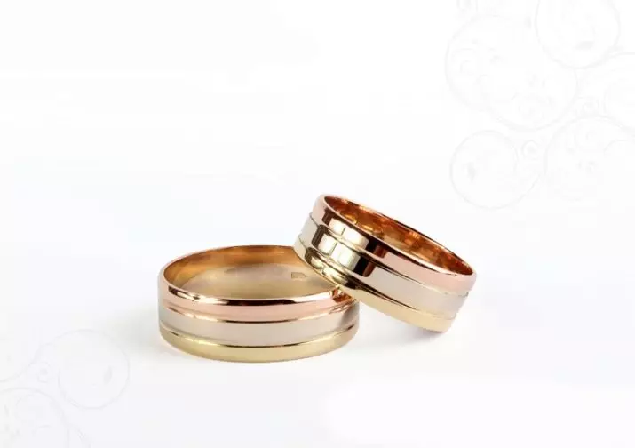 Golden Wedding Rings (110 kuvaa): Kuinka paljon tuotteita on valmistettu keltaisesta kultaisesta kultaisesta iästä 3171_72