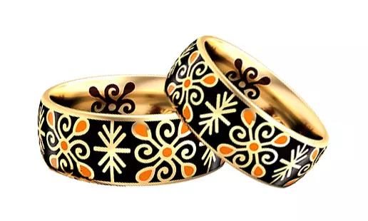 Dizajnerski vjenčani prstenovi (66 fotografija): Dizajn modela vjenčanja bez kamenja i kamenja iz svjetskih marki 3174_39