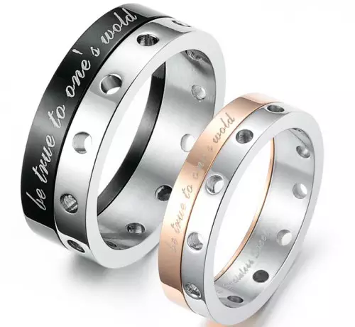 Inele duble de nunta (41 fotografii): inel de nunta pentru femei pe un deget si alte modele 3177_15
