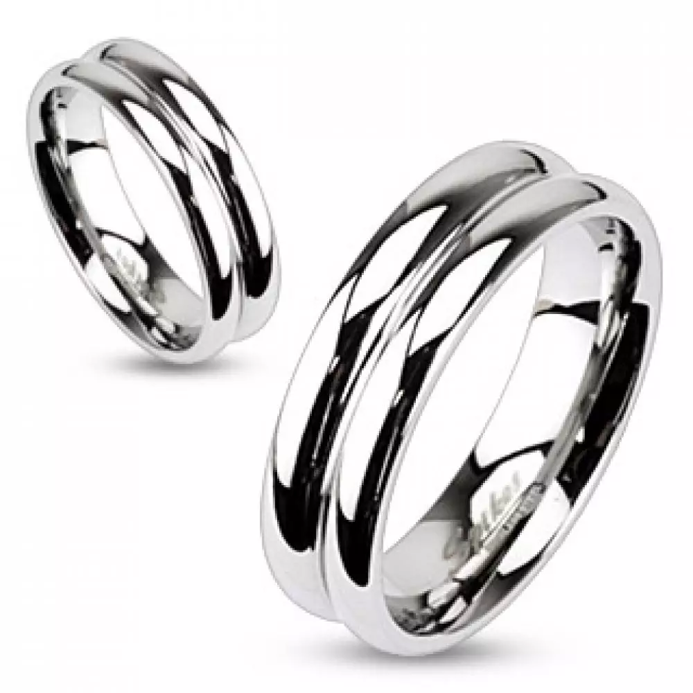 Doble anillos de boda (41 fotos): anillo de bodas para mujer en un dedo y otros modelos 3177_16