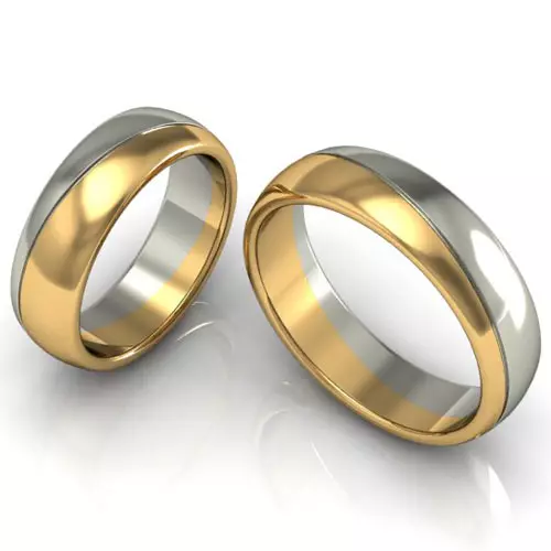 Double kāzu gredzeni (41 fotoattēli): sieviešu kāzu gredzens uz viena pirksta un citiem modeļiem 3177_19