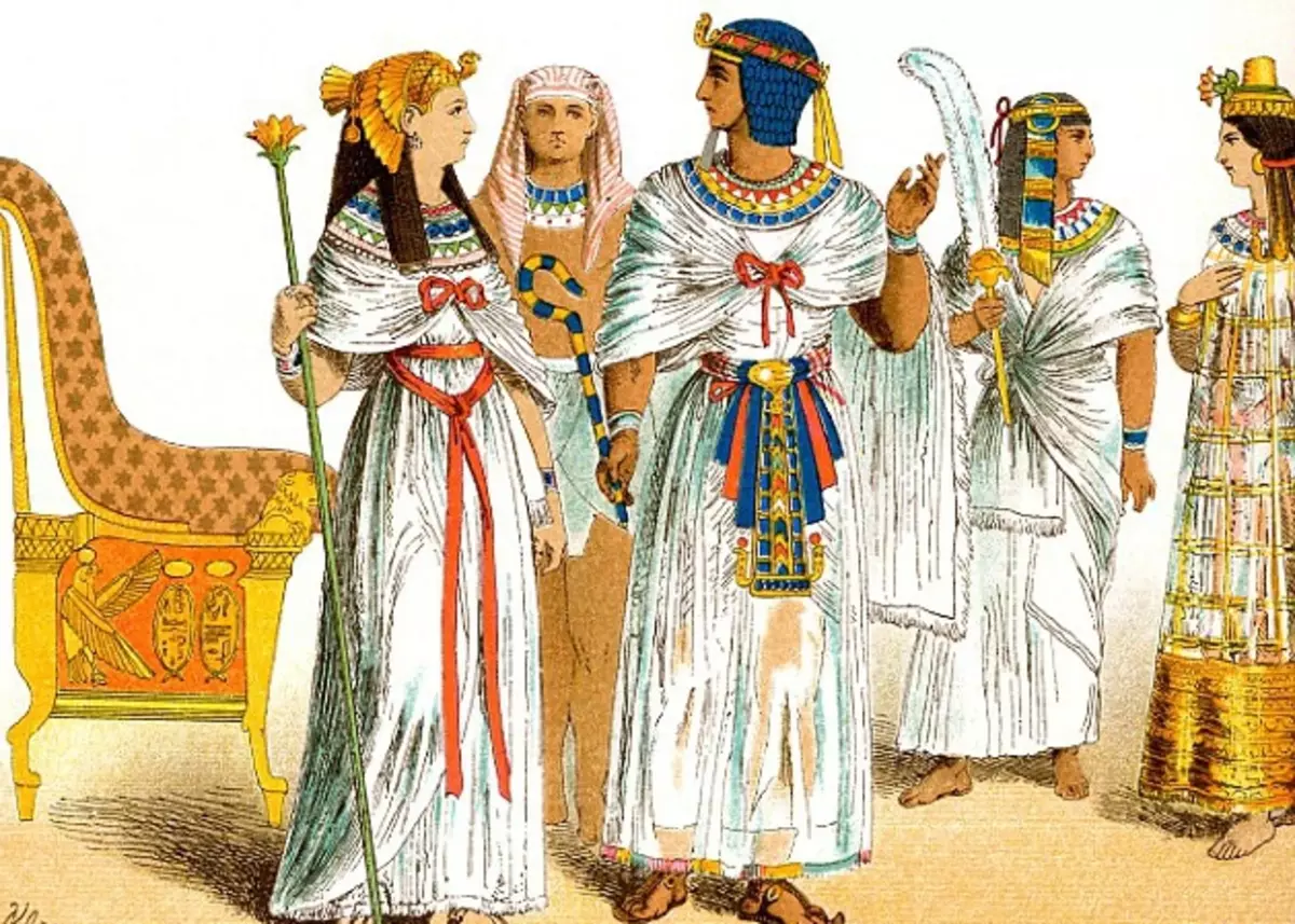 Одежда вельможи в древнем Египте