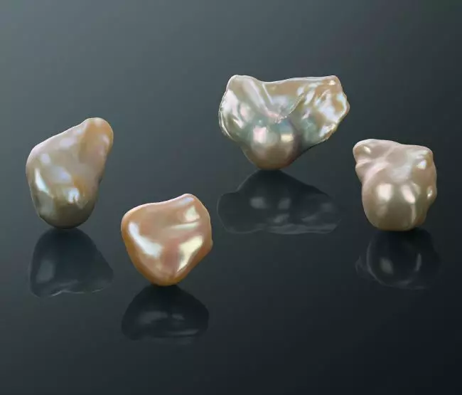 Baroko perlai (27 nuotraukos): Kas tai yra ir kas tai vadinama? Natūralus perlų baroko nereguliarus forma, dideli nelygūs baroko perlai 3246_23