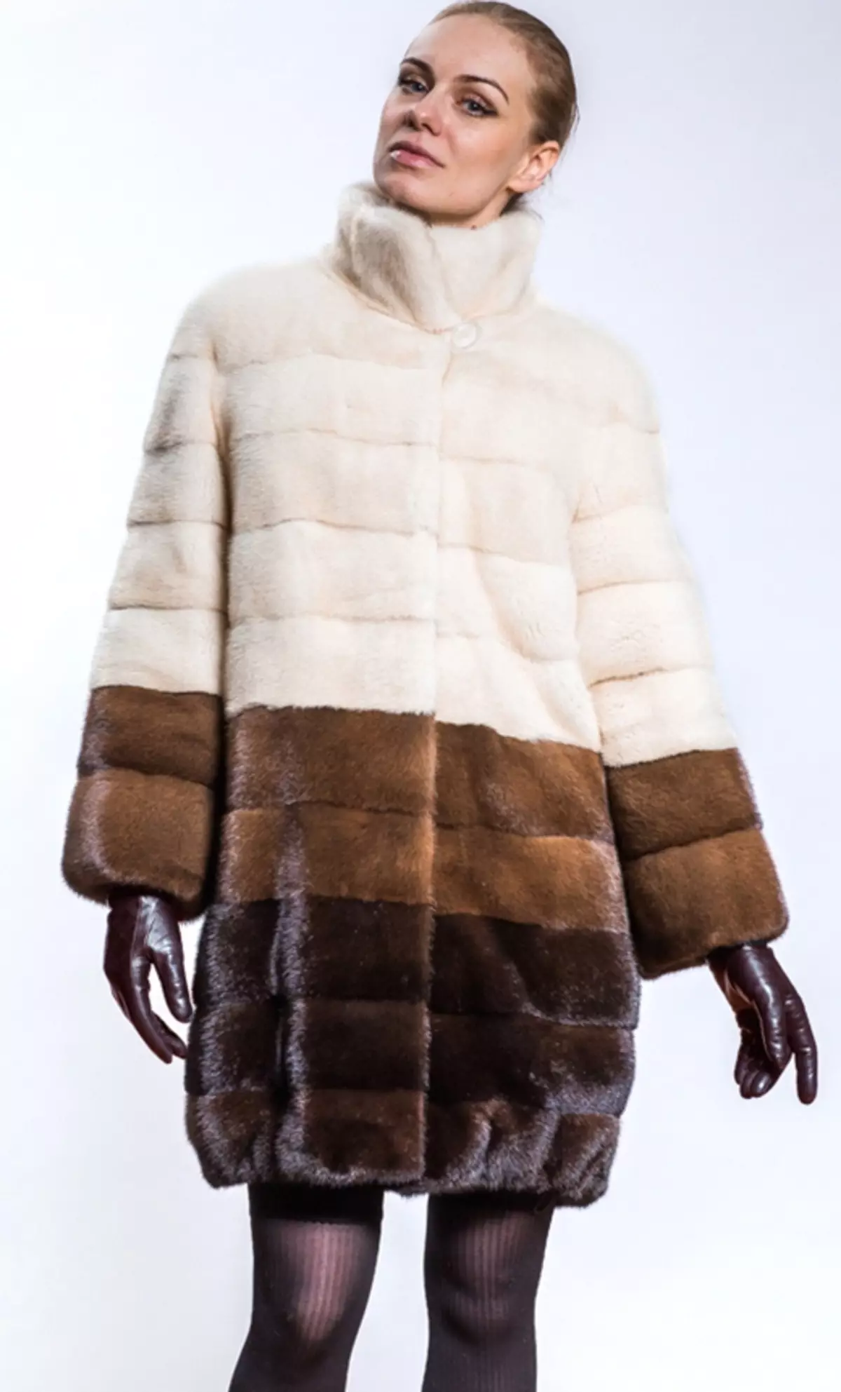 Lupe-Fur-Mäntel (45 Fotos): Modelle aus verschiedenen Pelz aus Tatiana-Magnical, Bewertungen 324_16
