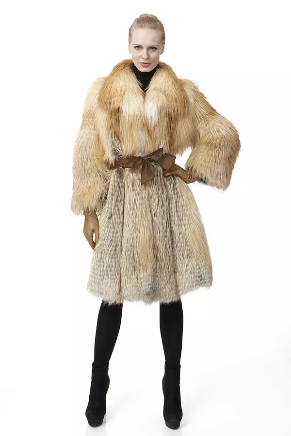 Lupe-Fur-Mäntel (45 Fotos): Modelle aus verschiedenen Pelz aus Tatiana-Magnical, Bewertungen 324_31