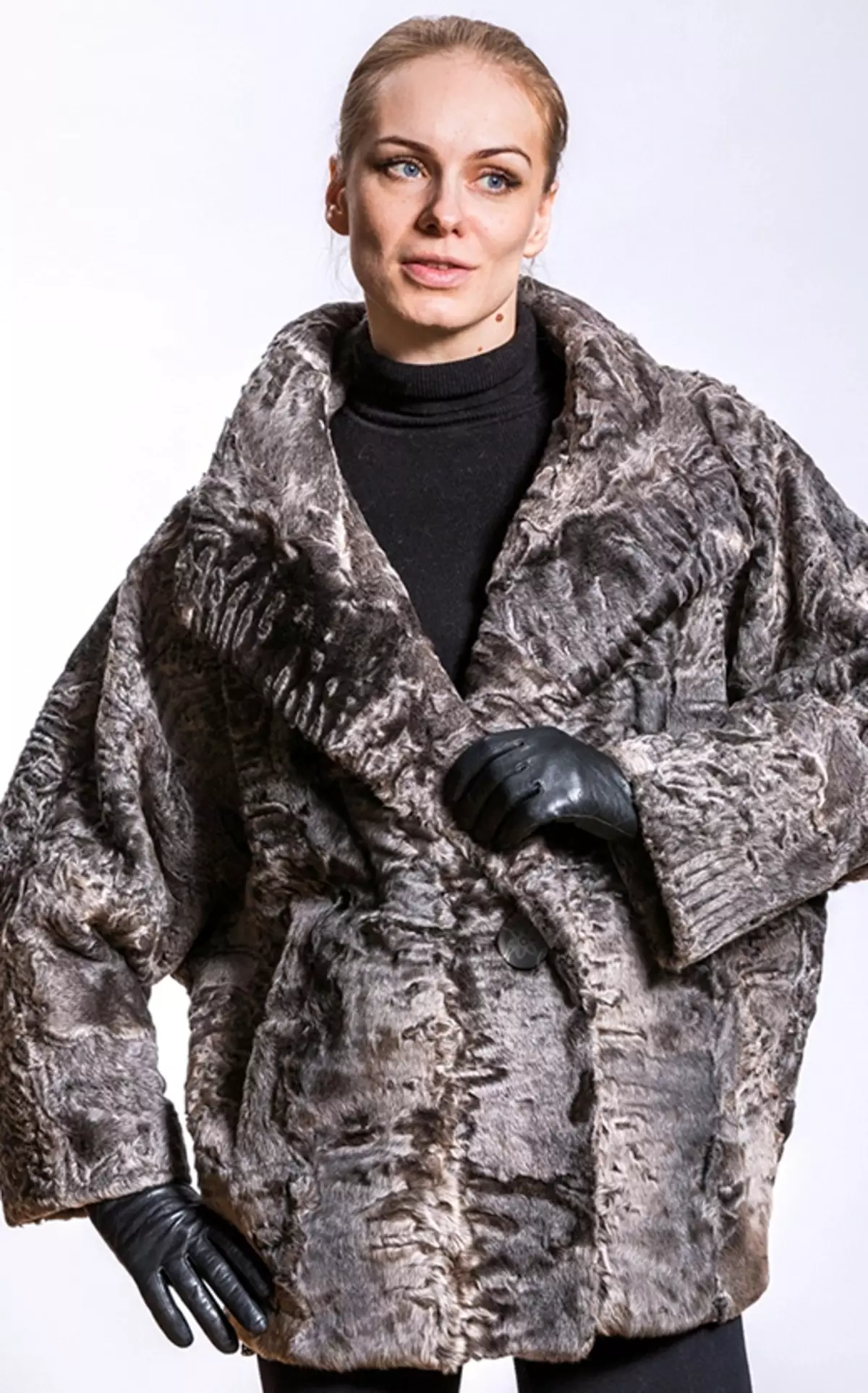Lupe-Fur-Mäntel (45 Fotos): Modelle aus verschiedenen Pelz aus Tatiana-Magnical, Bewertungen 324_32
