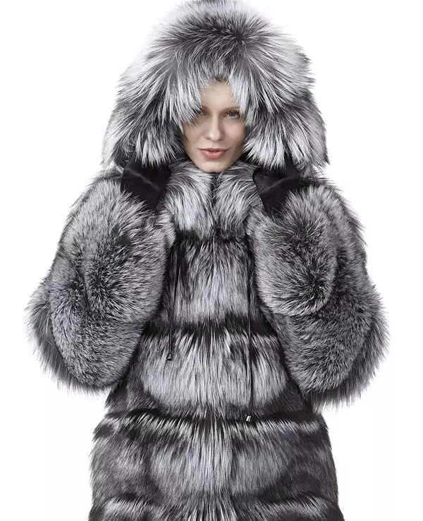 Magnifier fur coats (45 mga larawan): mga modelo mula sa iba't ibang balahibo mula sa Tatiana magnical, mga review 324_45