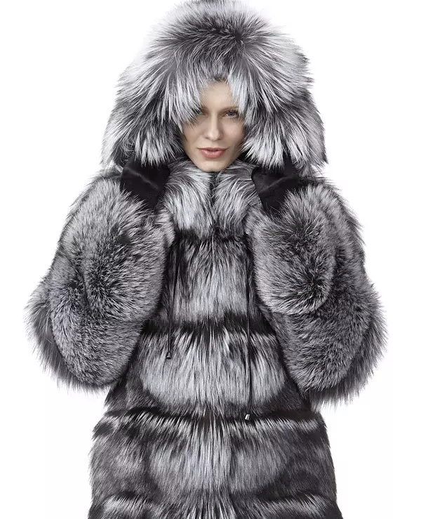 Magnifier Fur Coats (45 bilder): Modeller fra forskjellige pels fra Tatiana Magnisk, Anmeldelser 324_45