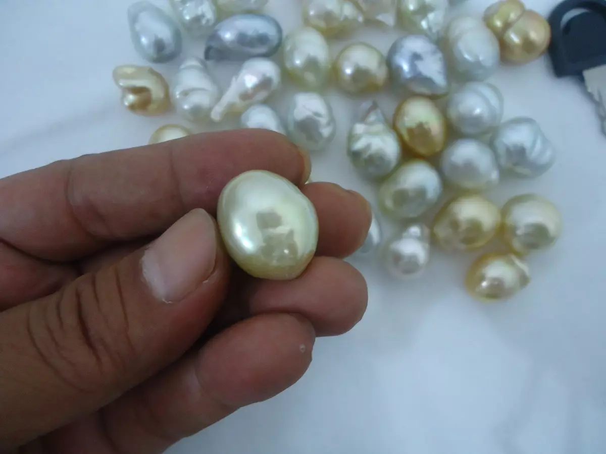 如何區分自然珍珠從人工來區分？ 37照片如何確定它是什麼？如何在家檢查真實性？假的照片是什麼樣的？ 3255_3